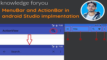 Action Bar and Menue implementation in android || part 2 || Action Bar || Menu in android studio