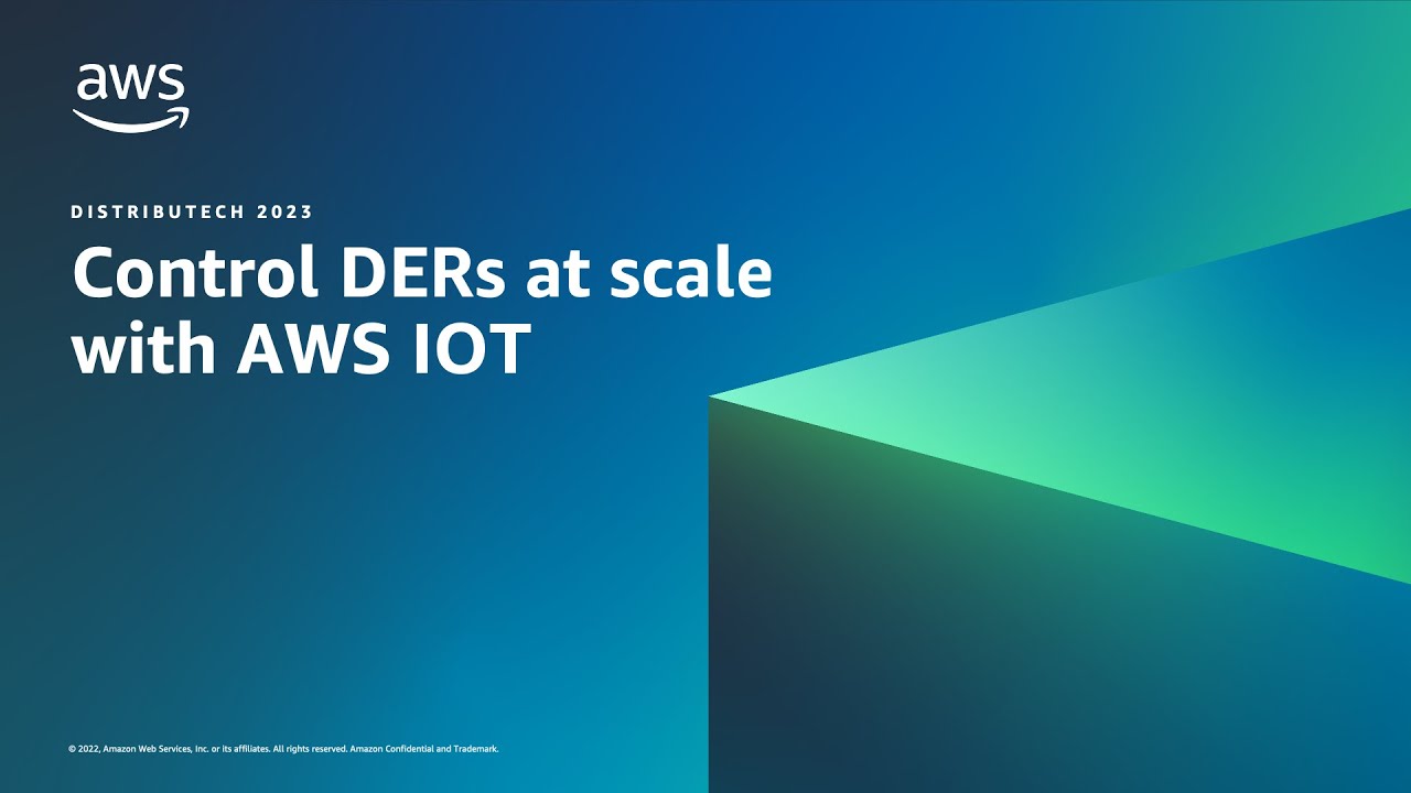 AWS E&U - Control DER with AWS IoT - YouTube