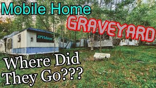 ABANDONED Mobile Home GRAVEYARD  Where Did the People Go???