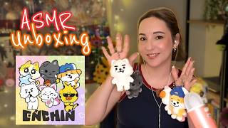 ENHYPEN ENCHIN ASMR Unboxing 🧸✨ | Soft Spoken K-pop Merch screenshot 4