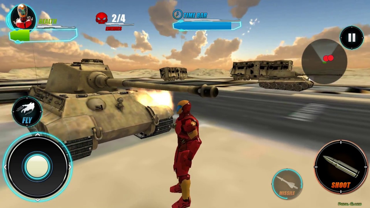 Flying Superhero Real Robot Rescue Mission | Android GamePlay Game for Mobile Devices