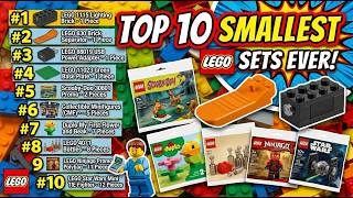 Top 10 smallest Lego sets ever released to date