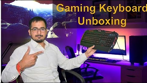 cosmic byte gaming keyboard unboxing 2021 by Digital Sudhir