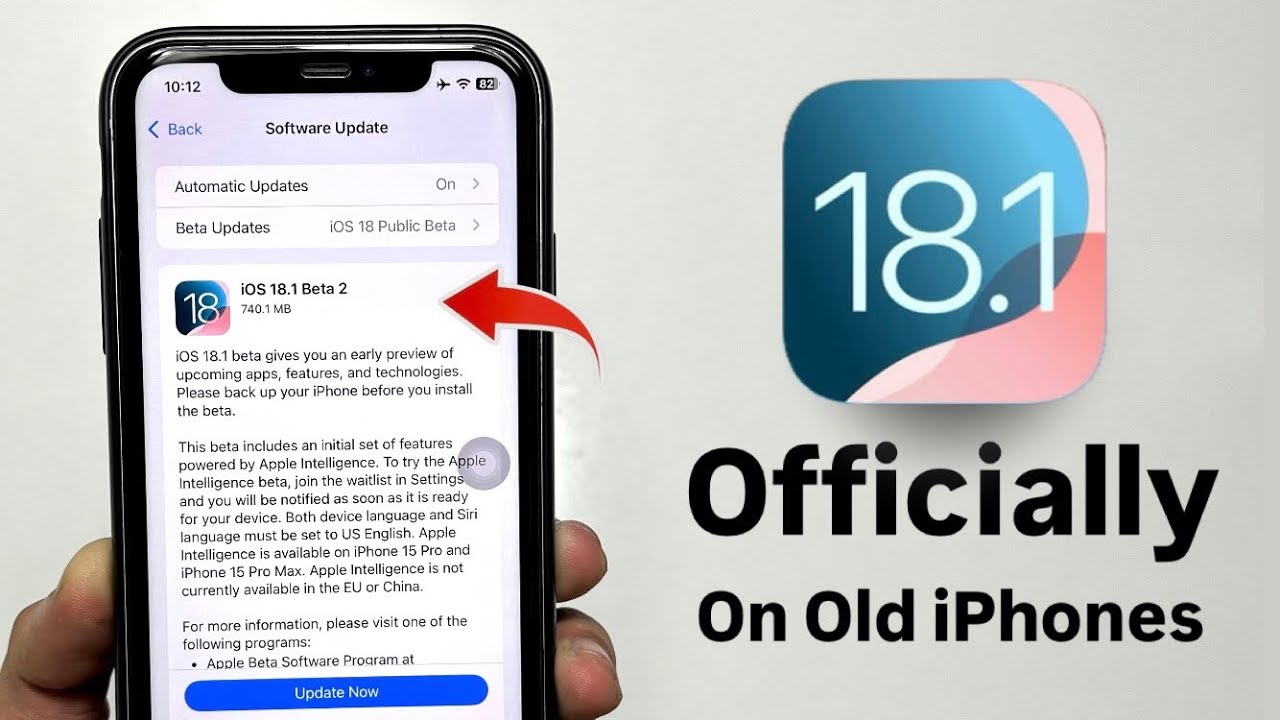 How to Install iOS 18.1 Official Update on Old iPhones - YouTube