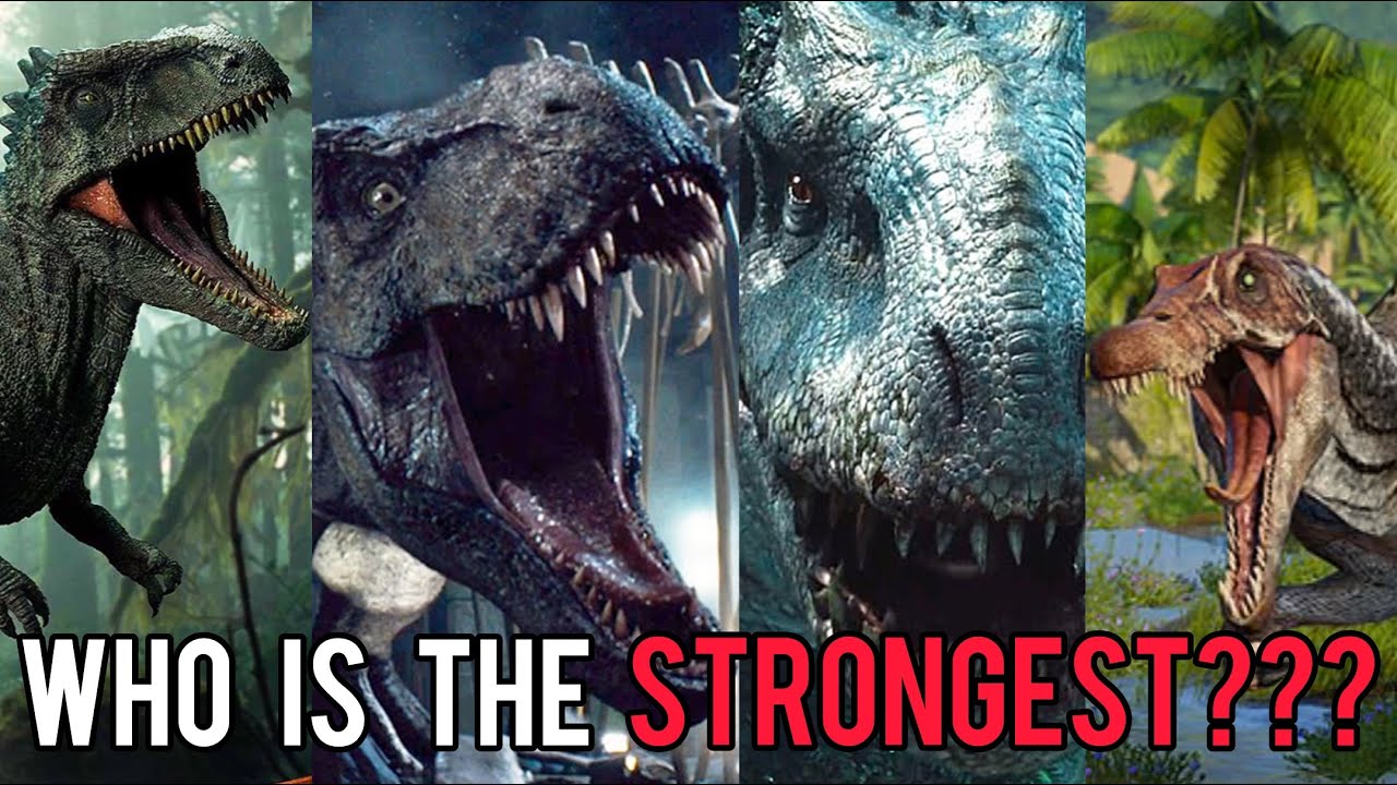 Who is the Strongest Dinosaur in Jurassic World??? | Canonical Proof
