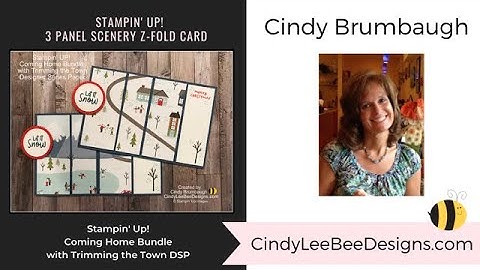 3 Panel Scenery Z-Fold Card