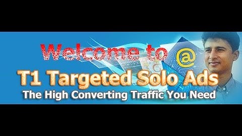 T1 Targeted Solo Ads - The High Converting Traffic You Need!