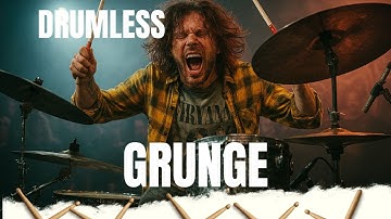 🌑 Drumless Track – 1990s Melancholy Grunge Rock | 116 BPM No Click | drummer Play-Along - no drums