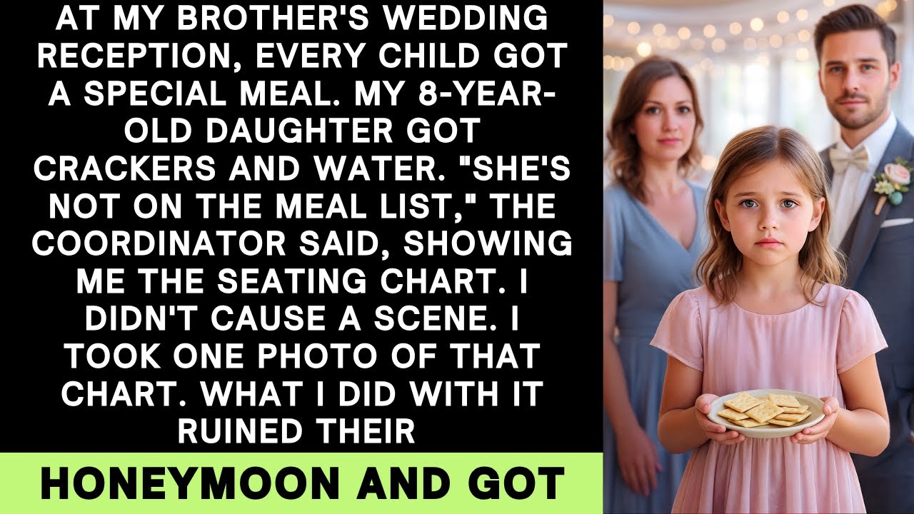 Моя дочь осталась без еды на свадьбе брата. Фотография, которую я сделала, потрясла всю семью.