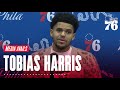 Tobias Harris Speaks To The Media After Scoring A Team-High 22 Points (10.30 .21)