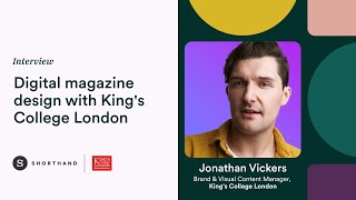 Digital magazine designer behind King's College London's award-winning InTouch alumni magazine