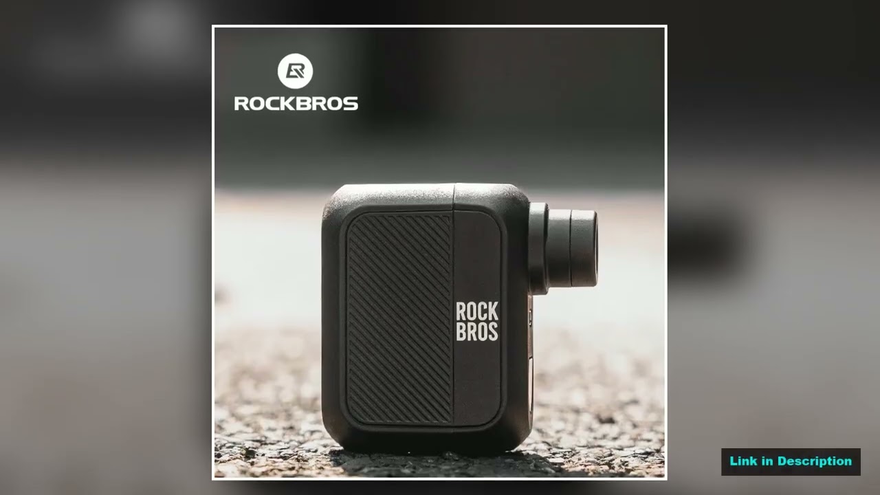 ROCKBROS Bike Pump Mini Portable Electric Air Pump 100PSI 5V TypeC Rechargeable Bike Air