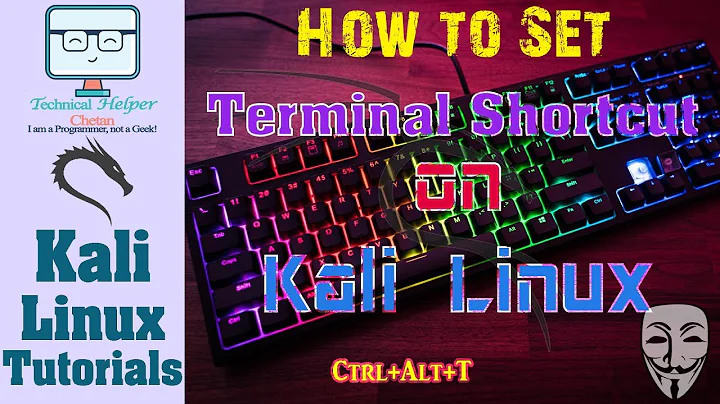 How To Set Terminal Shortcut in Kali Linux || Terminal Ctrl + Alt + T || Terminal Shortcut on Kali