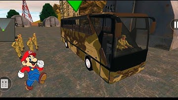 Army Bus Driving Games 3D