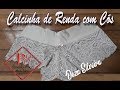 Calcinha de Renda com cós , Molde Gratis !!!