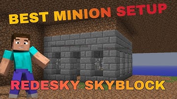 How To Build Best Mob Minion Setup in Redesky Skyblock | Redesky Skyblock Gameplay