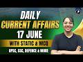 17 June Current Affairs 2026