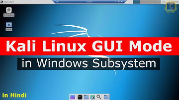 Kali Linux GUI Mode in Windows 10 Subsystem (WSL) | Install XFCE4 [Hindi]