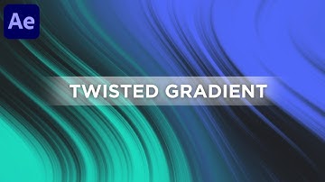 Twisted Gradient Background | After Effects |