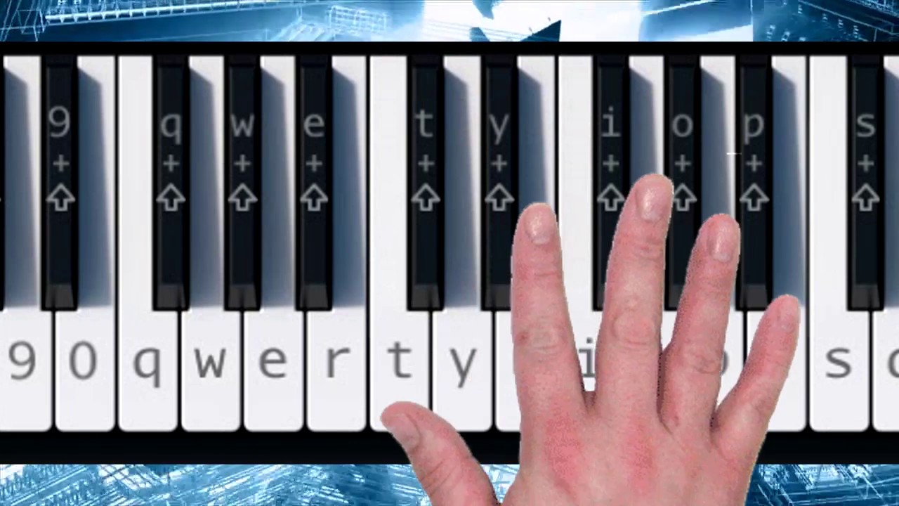 Vídeo feliz" en piano virtual -