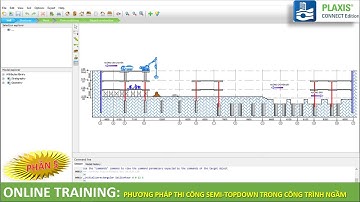 [Plaxis] - Phần 5 | Phương pháp Thi công Semi-Topdown trong Công trình Ngầm