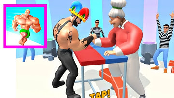 Muscle Rush - All levels (141-145) Gameplay - Android iOS Games