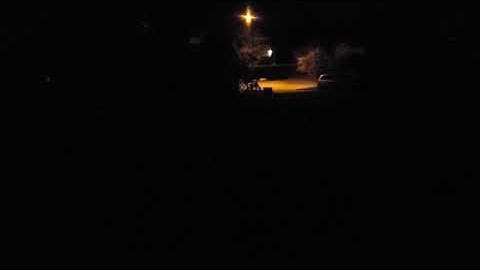 Distant midnight Csx train through South lyon.