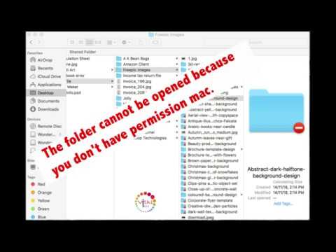 Apple Macbook Error Fixed | The Folder cannot be Opened | Don't have permission to open