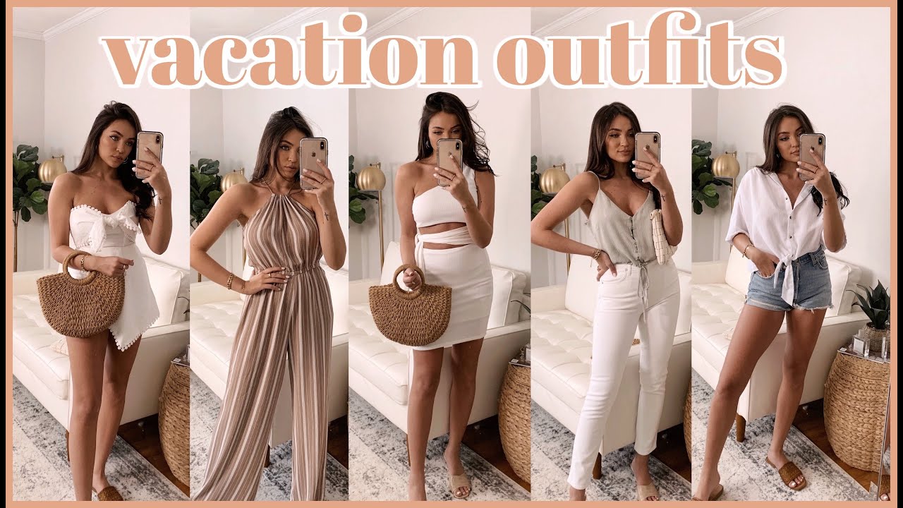 Vacation Outfit Ideas 🌴 (try-on haul w/Lulus) 