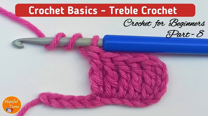 How to Triple Crochet / Treble Crochet | BEGINNERS Series - Lesson 8