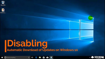 Disabling Automatic Download of Updates on Windows 10