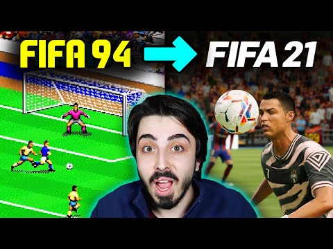 TÜM FIFA OYUNLARININ DEĞİŞİMİ // FIFA 94 - FIFA 21