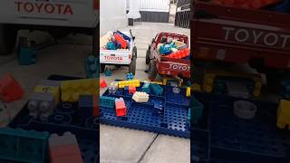 RC Truck Delivery Challenge | MN82 vs WPL C24-1 Carrying LEGO