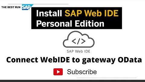 Installing SAPWebIDE Personal Edition | Connect It To A System
