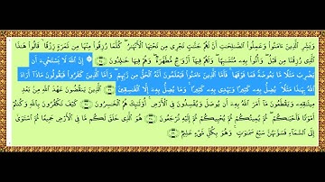 الأيات 25 و 26 من سورة البقرة القارئ : أحمد العجمي