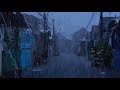 99% Fall Asleep Fast, Beat Insomnia | Intense Rainstorm on Tin Roof & Powerful Thunder at Night