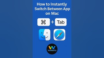 How to Instantly Switch Between Apps on Mac Using Command + Tab? #mactips  #CommandTab #mactips