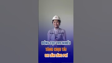 Đóng cọc tre càng nhiều càng tăng khả năng chịu tải, sai lầm lãng phí mà cứ nghĩ là tốt #shorts #xd