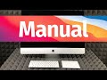 iMac Basics - iMac Manual Guide for Beginners - New to Mac