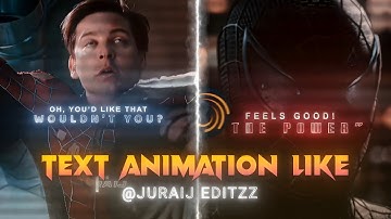 AE inspired ‎⁨@juraijeditzz   like Text Animation in Alight Motion (+preset)
