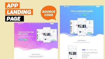 Applify - App Landing Page in HTML Source Code
