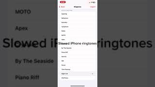 Iphone Slowed Down Ringtones