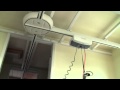 Overhead ceiling patient lift