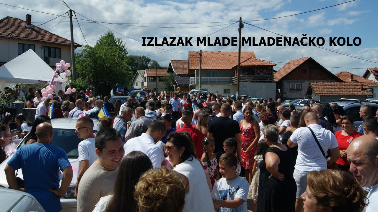 izlazak Mlade Mladenačko kolo pred  500 Gostiju Snimatelj Ramiz