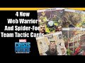 New spiderfoe and web warrior team tactic cards