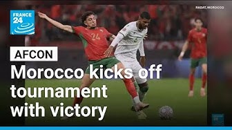 Thumbnail for AFCON host Morocco starts tournament with home victory • FRANCE 24 English