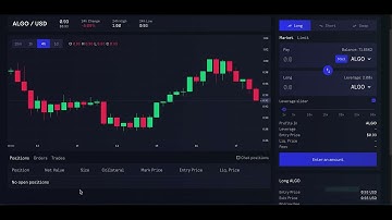 How to Use fxdx ALGO Exchange #02 create long position