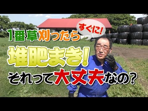 大丈夫？１番草刈ってすぐ堆肥撒き？！デイリーネットワーク【第４６回】
