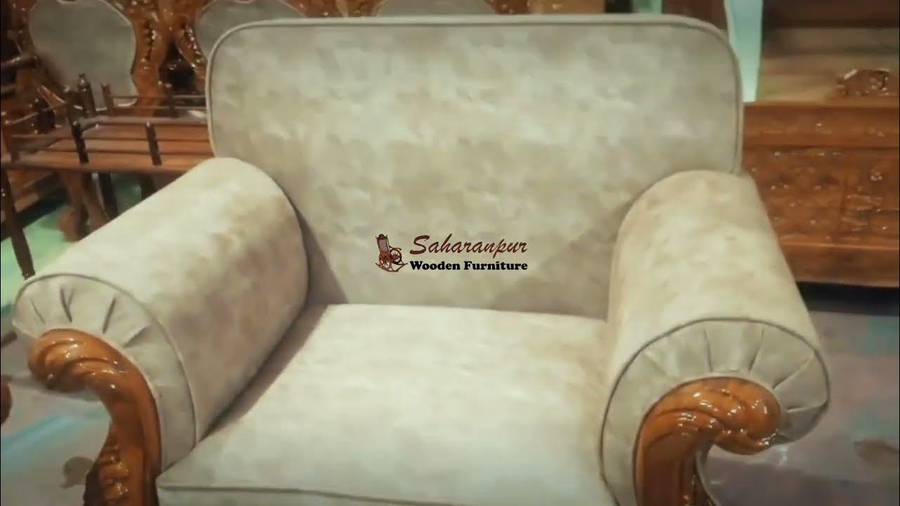 Royal Carving sofa, Teak Wood sofa, Saharanpur sofa , Saharanpur