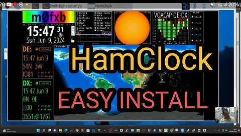 INSTALL - HamClock , Raspberry Pi ,  FREE !